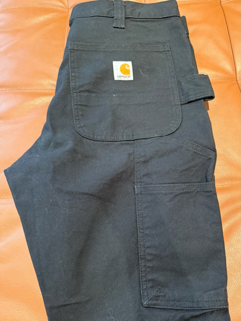 Carhartt Black Men's Cargo Straight Fit Rugged Flex Pants - Picture 3 of 3